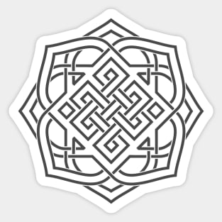 Tibetan Knot Mandala Sticker